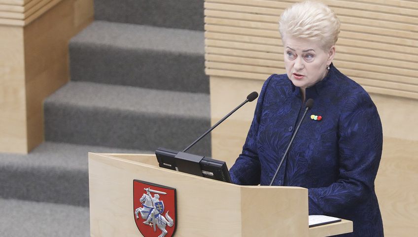 Годовой доклад Президента Литовской Республики Дали Грибаускайте