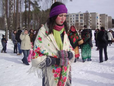 Зима, зима, уходи со двора!                                                                                                                            - В Висагинасе