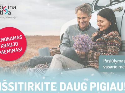 Puikus pasiūlymas MEDICINA PRACTICA laboratorijoje - Reklama