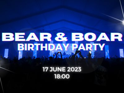 BEAR & BOAR BIRTHDAY PARTY! - В Висагинасе