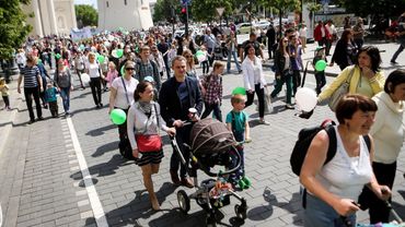 В столице Литвы прошло "Семейное шествие"
