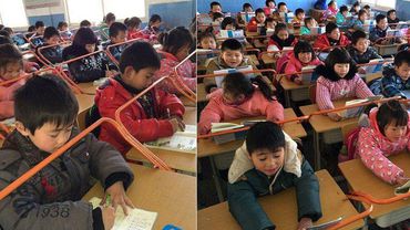 В Китае решили победить близорукость с помощью школьных парт