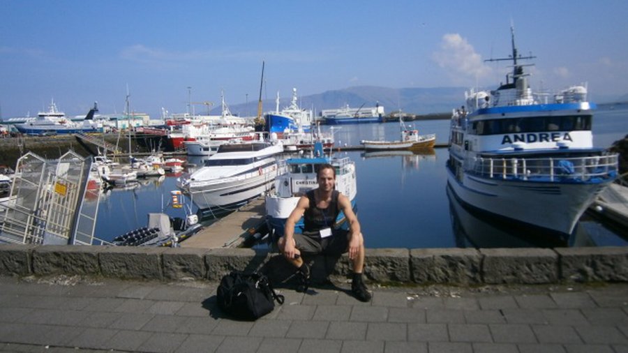 Э.Пищикас — в исландском Харпа - В Висагинасе