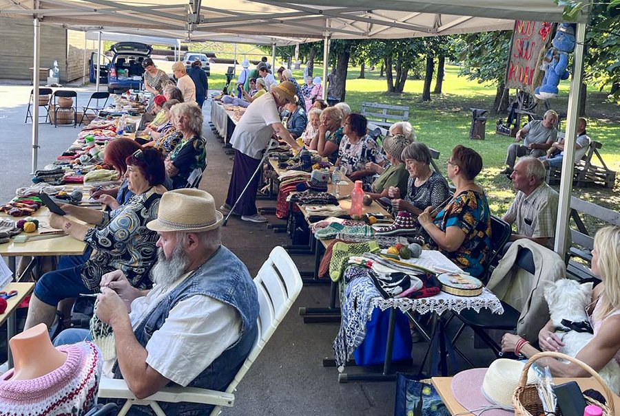 Наши мастерицы представили город на уникальном чемпионате (фотогалерея) - Висагинас и висагинцы
