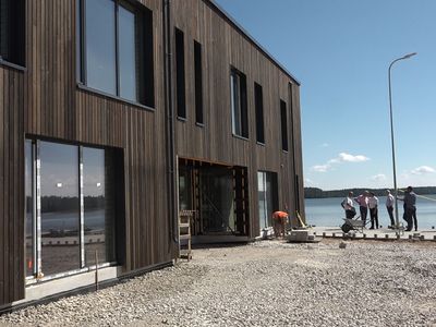 Как идет строительство гребной базы? Интервью с мэром Эрландасом Галагузом (видео) - В Висагинасе