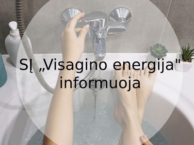 Об отключении горячей воды - В Висагинасе