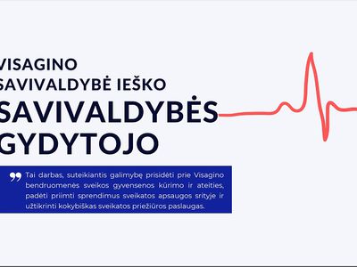 Объявлен конкурс на должность врача Висагинского самоуправления - Вакансии