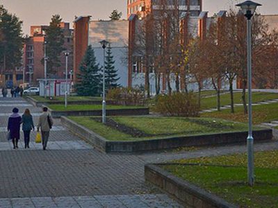 На площади Сантарвес — «Обед доброты»                          - В Висагинасе