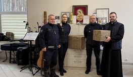 Пожарные Висагинаса присоединяются к инициативе «Щедрая корзина» "Caritas" – приглашают присоединиться и вас!