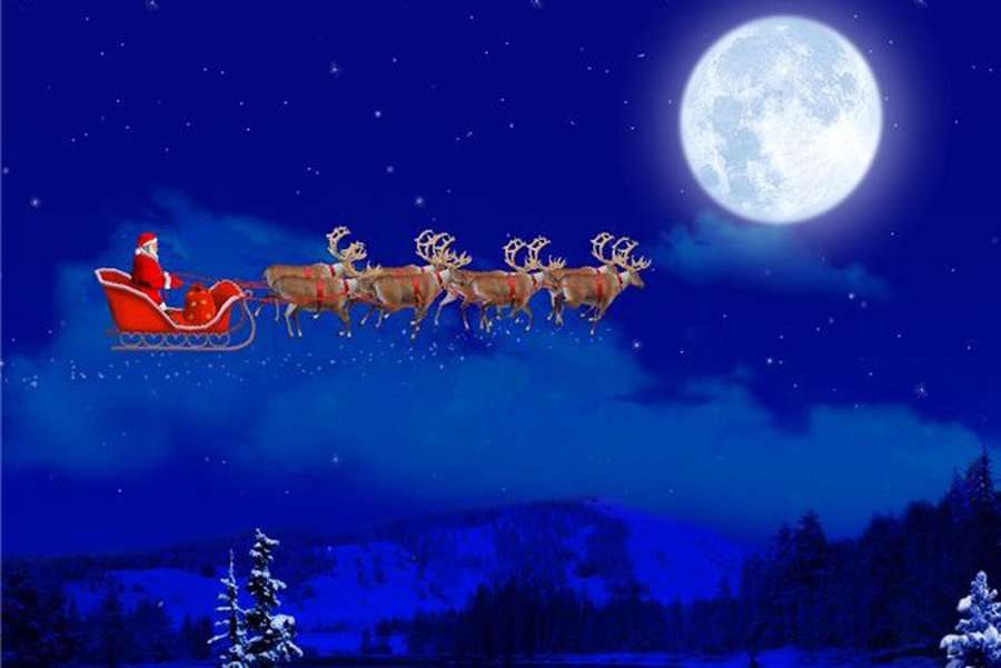 Саням Санта Клауса разрешили пролететь над США - Хобби, отдых и развлечения