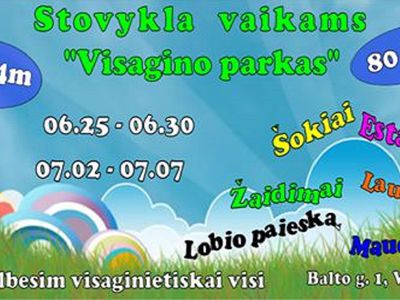 Началась регистрация детей в летний лагерь - В Висагинасе