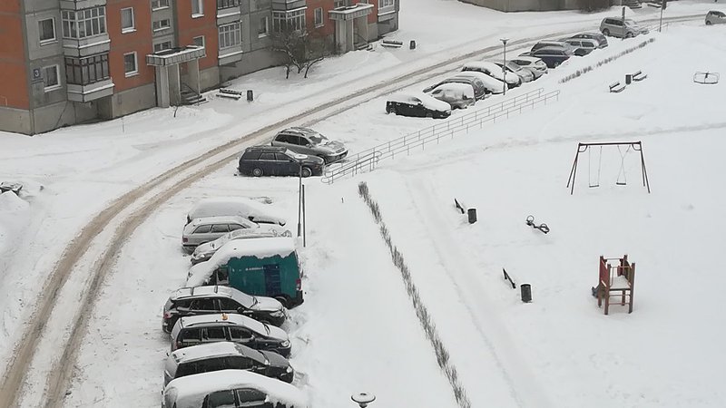 График уборки дворов от снега на 28-30 января 2026 года - В Висагинасе