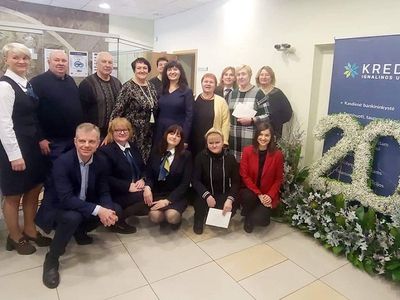 Игналинская кредитная уния отметила свой юбилей и раздала подарки «Игры 20-летия» - В Висагинасе