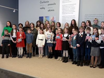 Мир Чюрлёниса – подарок Висагинасу к празднику (видео) - В Висагинасе