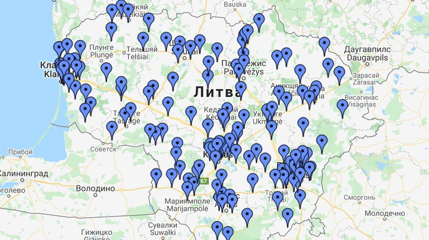 Мобильные радары как на ладони: карта радаров на всей территории Литвы