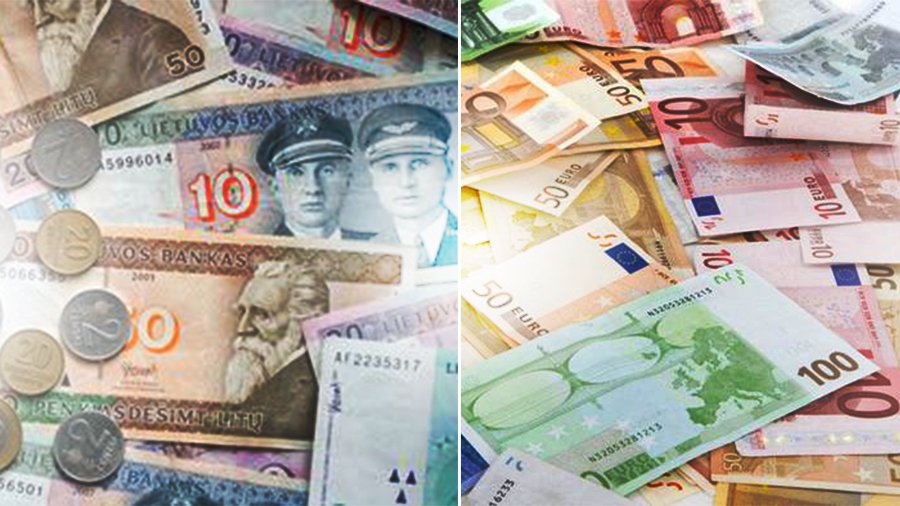 После введения евро в Латвии выяснилось, что для Литвы лит - бремя - Литва и страны Балтии