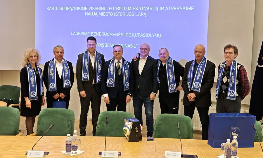 Принято решение восстановить "INTER" и вернуть город на футбольную карту Литвы (видео) - В Висагинасе