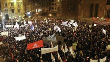 В Литве начались акции протеста полицейских, пожарных и таможенников