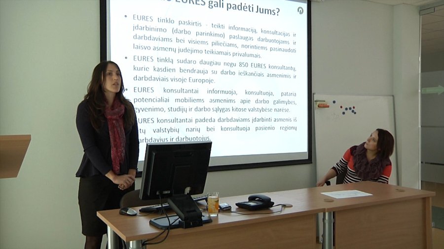 EURES — помощь не только желающим уехать на заработки

 - В Висагинасе