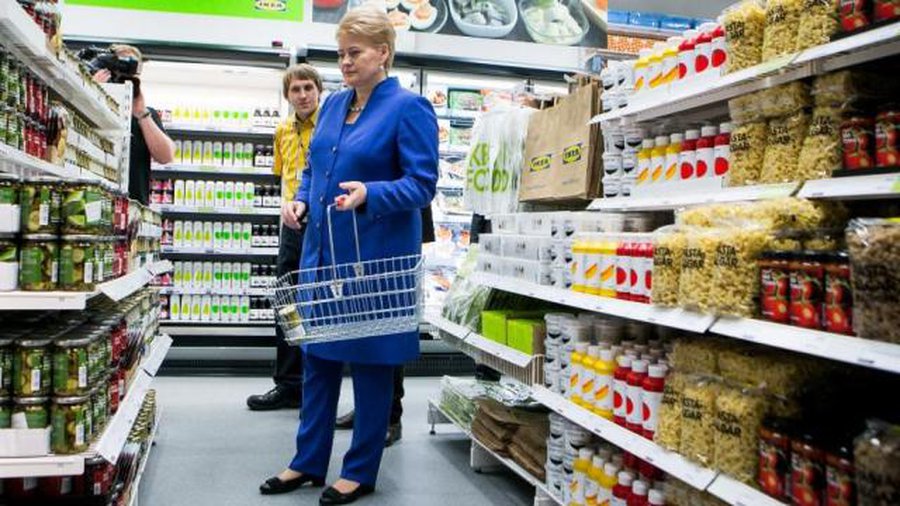 Президент Литвы разрекламировала шведскую торговую сеть - Литва и страны Балтии