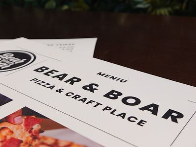 „Prestorante“ picerija grįžta su nauju pavadinimu „BEAR & BOAR PIZZA“ - Reklama