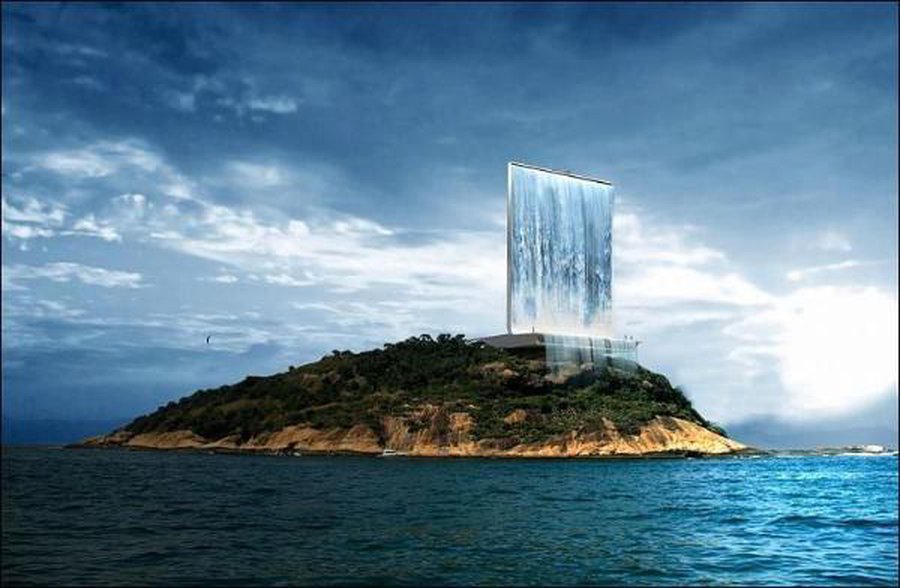 К Олимпиаде-2016 в Бразилии построят небоскреб-водопад