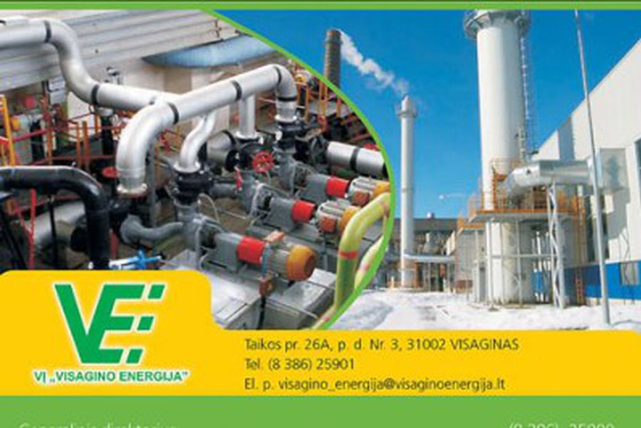 VĮ „Visagino energija“ informuoja - Visagine