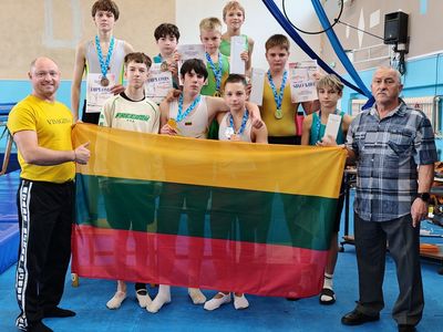 Успех висагинских батутистов в Риге - Висагинас и висагинцы