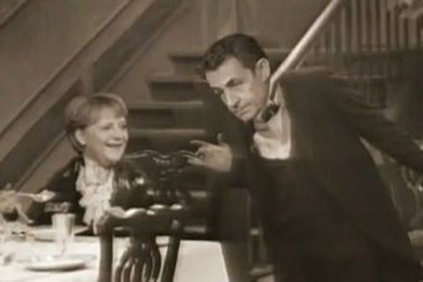 Скетч 1963 года с Саркози и Меркель стал хитом YouTube                                
