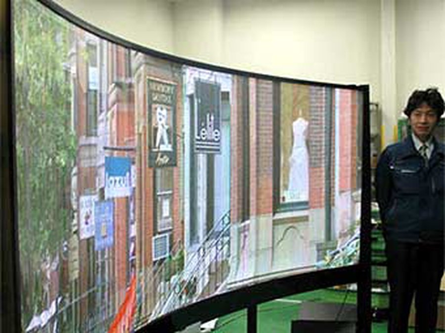 Изобретатель плазменных панелей показал гнущийся телевизор - Наука и здоровье