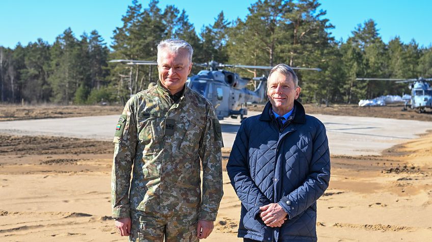 Г. Науседа: Большая часть обещанных США дополнительных солдат – уже в Литве