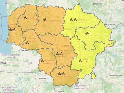 Синоптики предупреждают о штормовом ветре - Литва и страны Балтии
