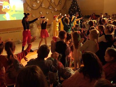 «Рождественская сказка» для висагинцев (видео) - В Висагинасе
