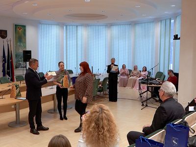 Благодарность всем, кто украшал город (видео) - В Висагинасе