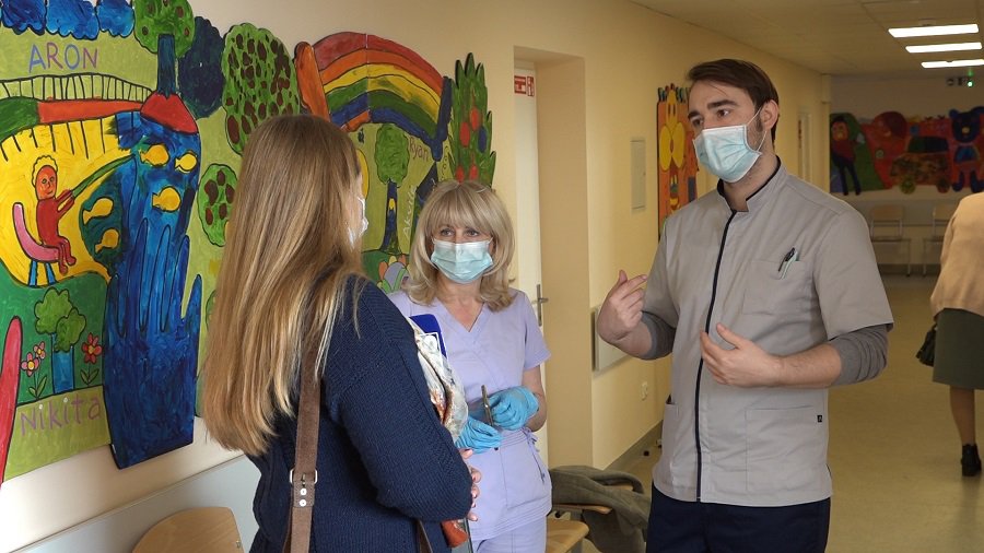 В Висагинасе увеличиваются темпы вакцинации (видео) - В Висагинасе