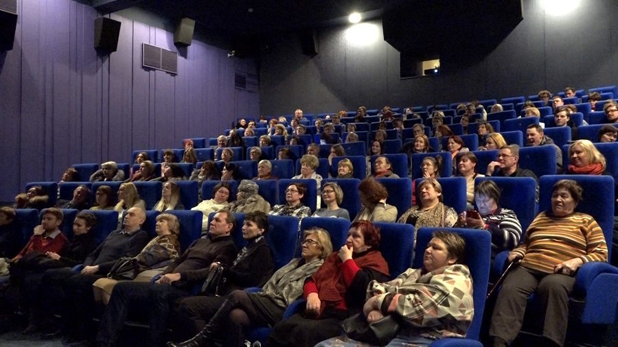 Премьерный показ  фильма  «Город-Бабочка» собрал полный зал зрителей. (Обновлено видео) - В Висагинасе