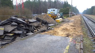 Железнодорожная станция в Висагинасе обновится в этом году