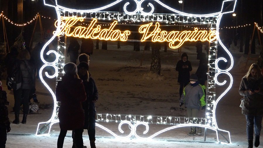 Каким будет праздник зажжения огней Висагинской ёлки (видео) - В Висагинасе