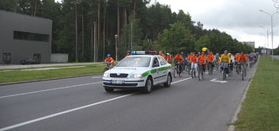   
Велопробег «Visagino žedas»
 - В Висагинасе