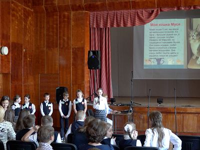 «Мой питомец». Занимательная детская конференция  в прогимназии «Гяросес вильтес (видео) - Служба региональных новостей