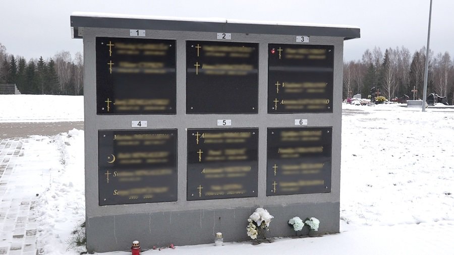 В одной нише колумбария могут находиться урны с прахом совершенно чужих людей (видео) - В Висагинасе