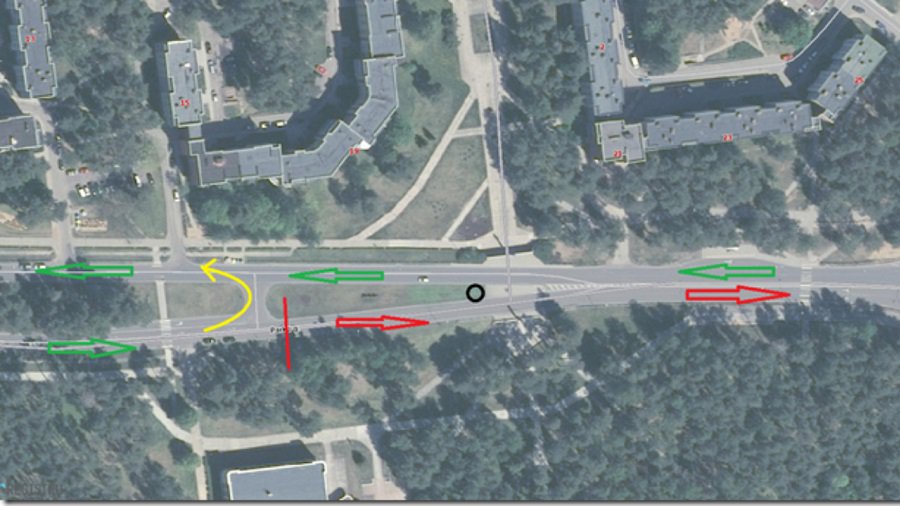 О временных ограничениях движения на дорогах - В Висагинасе
