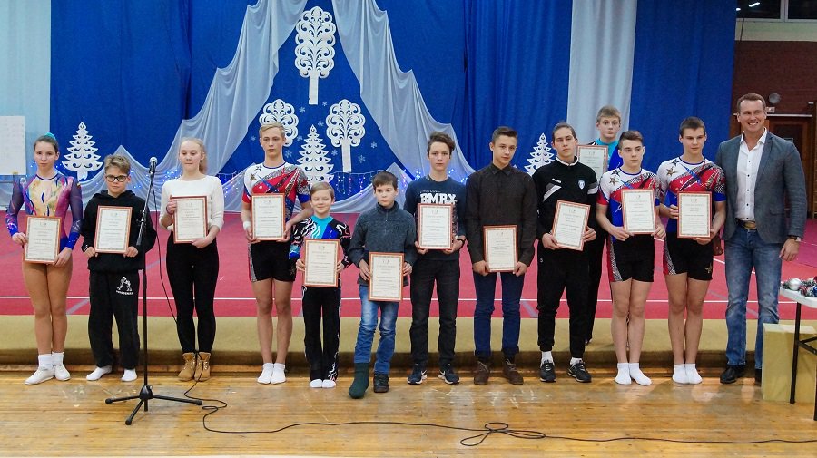 В Висагинском спорт центре отметили лучших спортсменов уходящего года - В Висагинасе