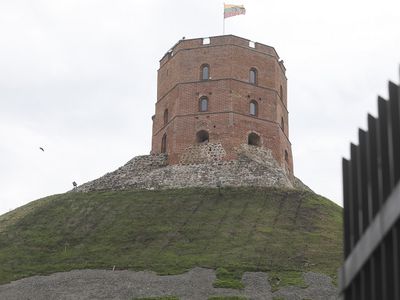 Французский художник нарисует фреску на склоне горы Гедиминаса - Литва и страны Балтии