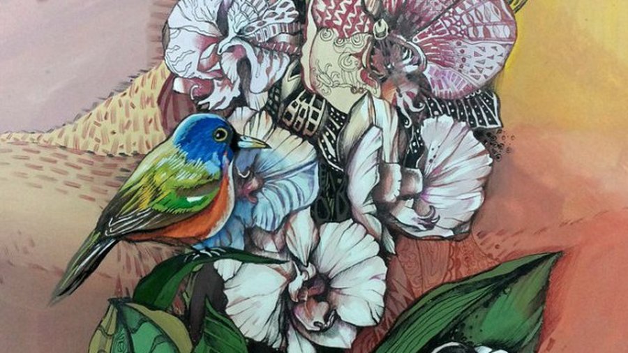 Приглашаем на выставку работ В. Калининой «Райские птицы» (добавлено видео) - В Висагинасе