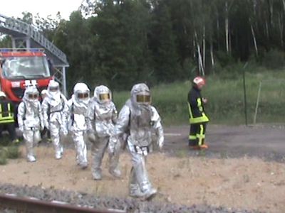 На территории ИАЭС прошли учения - В Висагинасе