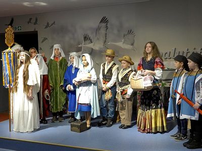 Живой вертеп продолжает традиции (видео) - В Висагинасе