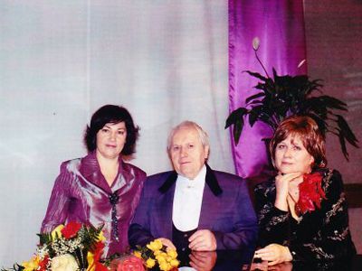 На крылечке вдвоем                 - В Висагинасе